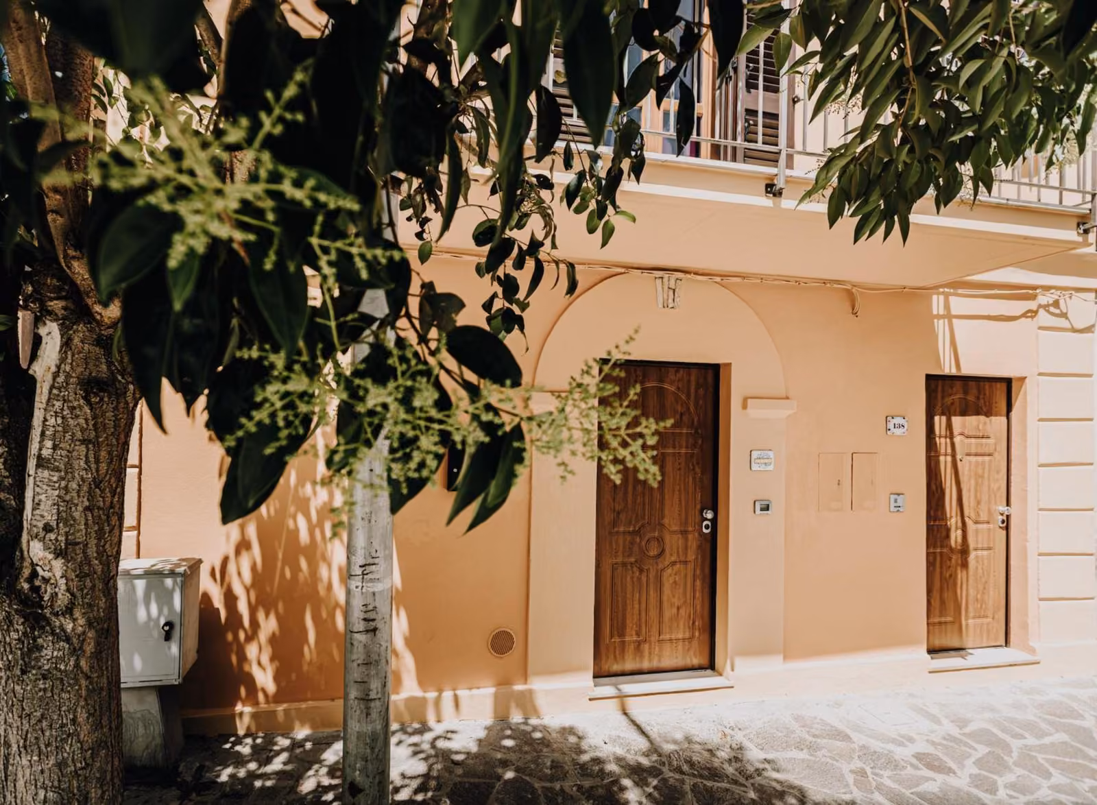 L'edificio in Via San Michele dove si trova il B&B La Cicala